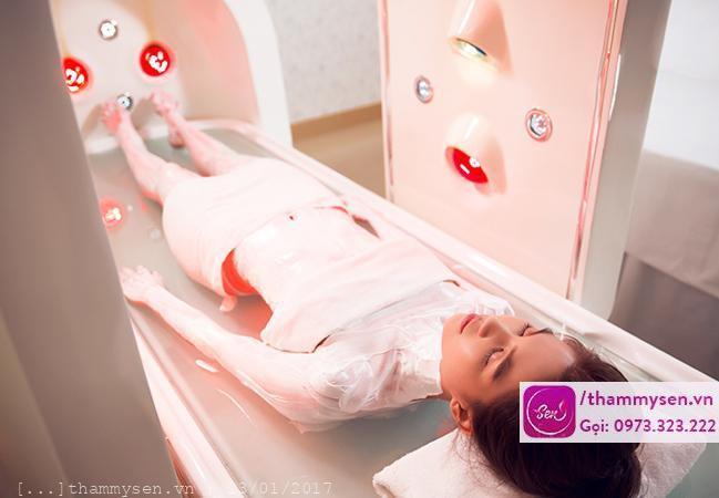 Tắm trắng bằng công nghệ Hishine 3D kết hợp với nhau thai cừu