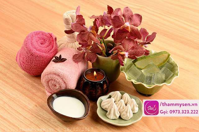 chăm sóc da mặt kết hợp các loại thảo dược