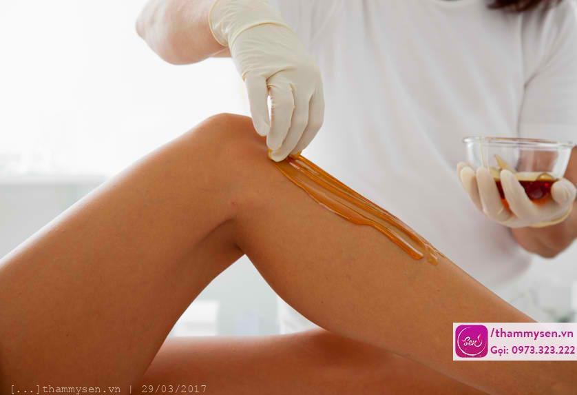 Tẩy lông chân có hại không