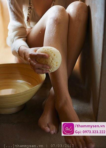 tẩy lông nách đúng cách