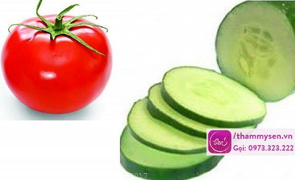 Cách làm trắng da bằng dưa chuột