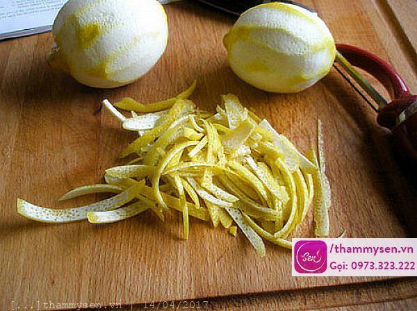 Vỏ chanh – trị mụn bằng chanh tức thì trị mụn bằng chanh