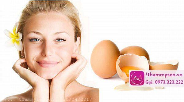 Mặt nạ trắng da từ trứng gà