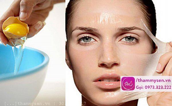 Mặt nạ trắng da từ trứng gà