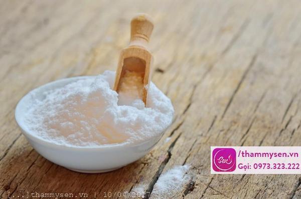 Trị mụn bằng baking soda
