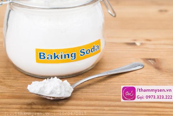 Trị mụn bằng baking soda