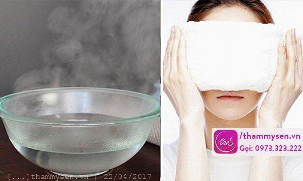Trị mụn bằng cách xông hơi với ngải cứu, tía tô và chanh