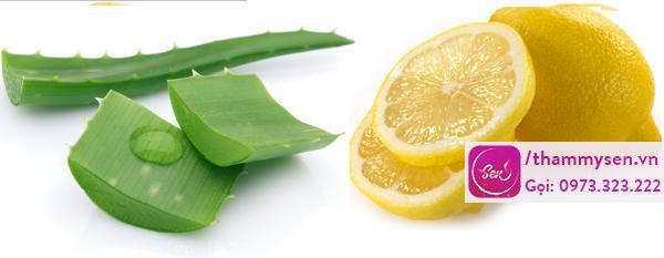 Trị mụn bằng nha đam