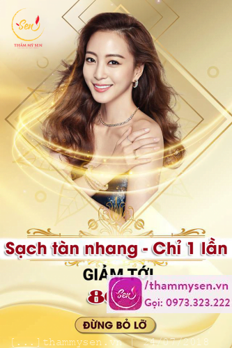 Trị nám tàn nhang chỉ với 1 lần