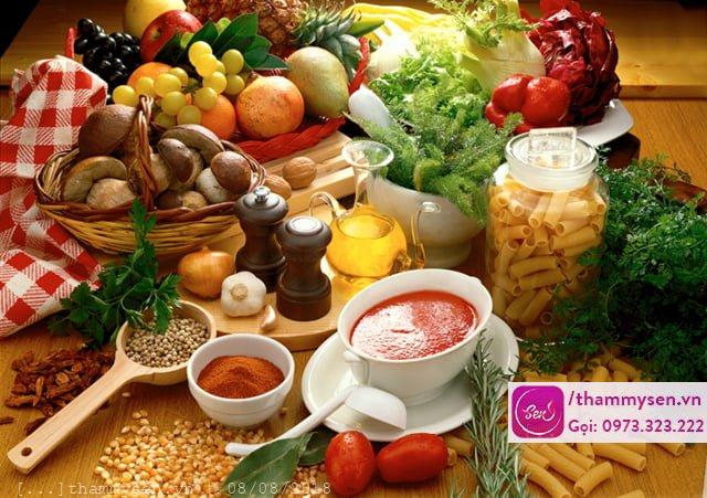 Chế độ ăn giảm mỡ bụng