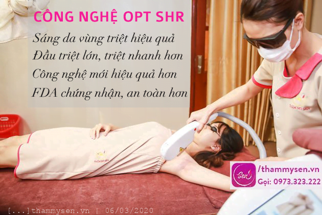 Công nghệ triệt lông vĩnh viễn OPT SHR
