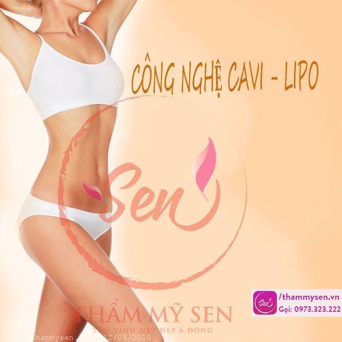 công nghệ giảm mỡ đùi Cavi Lipo