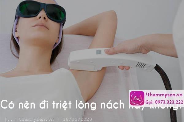 Có nên đi triệt lông nách hay không