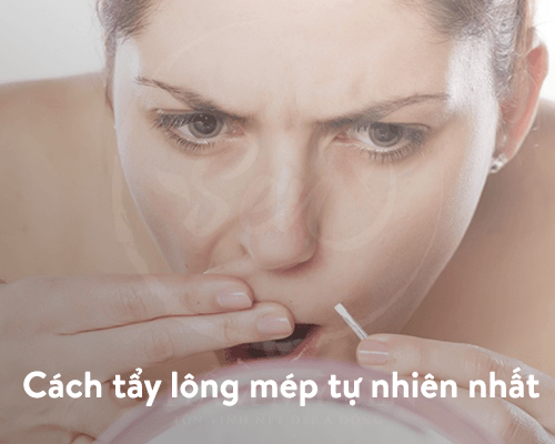 Cách tẩy lông mép tự nhiên nhất