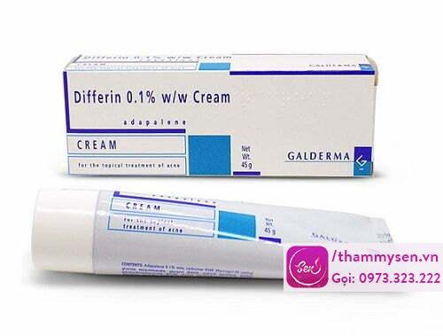 Thuốc trị mụn differin