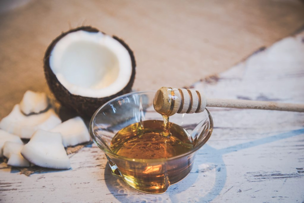  dầu dừa và mật ong