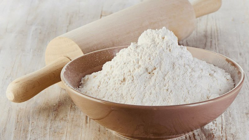 dầu dừa và bột mì